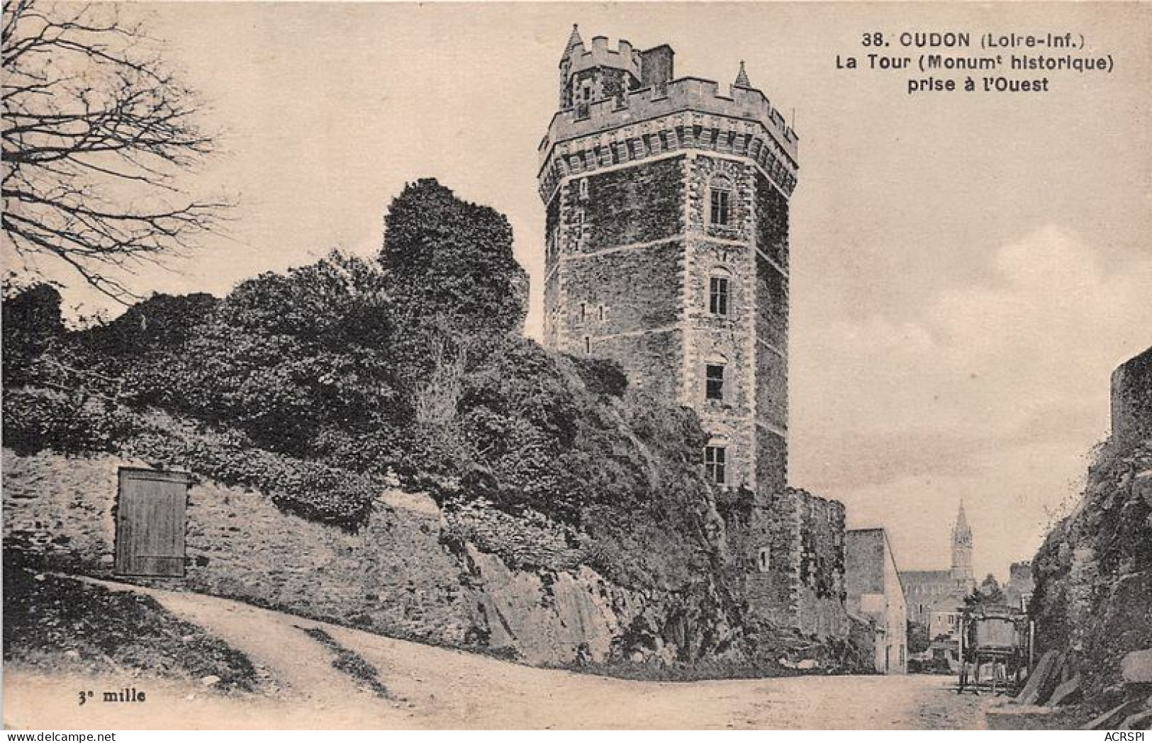 OUDON La Tour Prise A L Ouest 5(scan Recto-verso) MA1423 - Oudon
