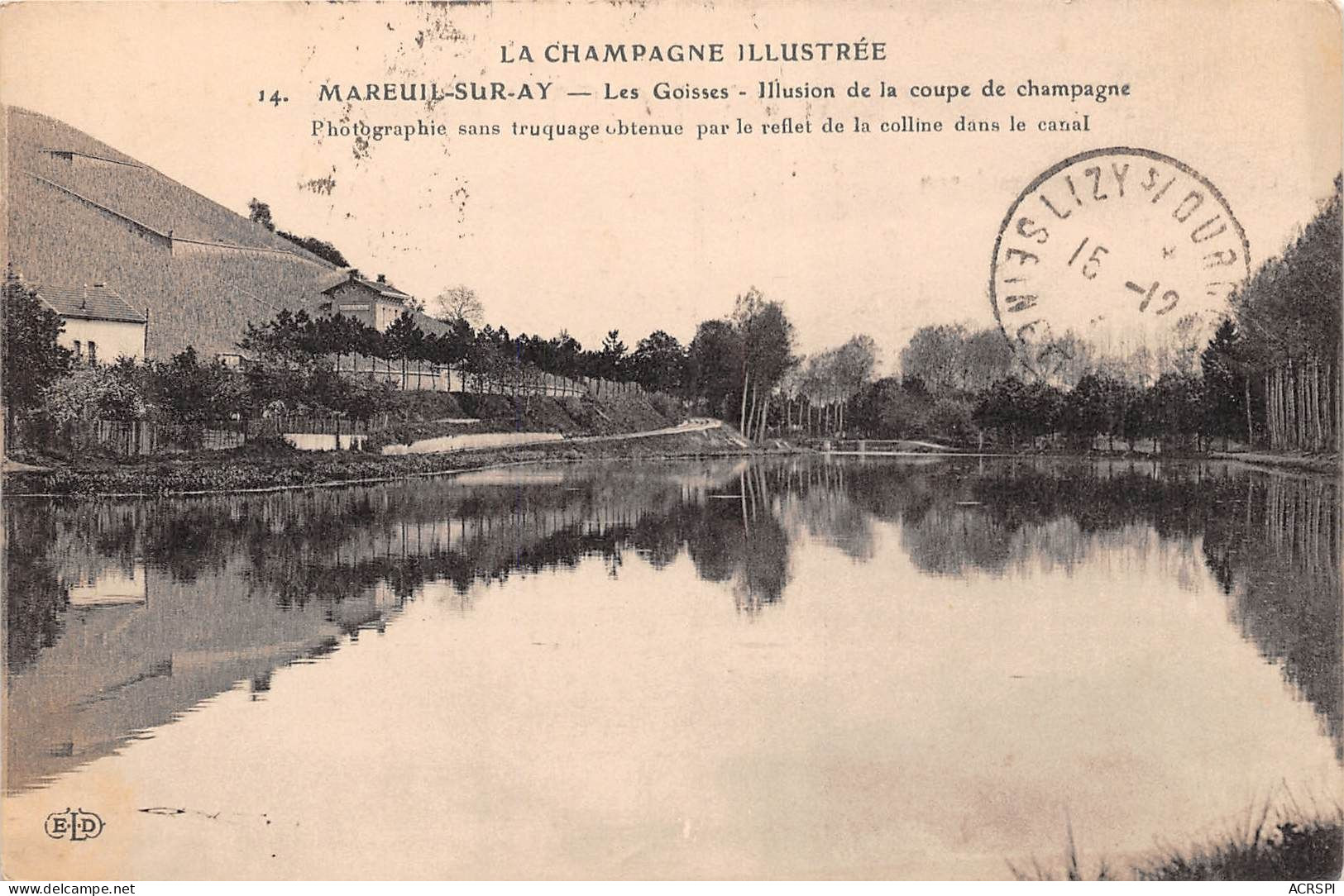 MAREUIL SUR AY Les Goisses Illusion De La Coupe De Champagne 10(scan Recto-verso) MA1419 - Mareuil-sur-Ay