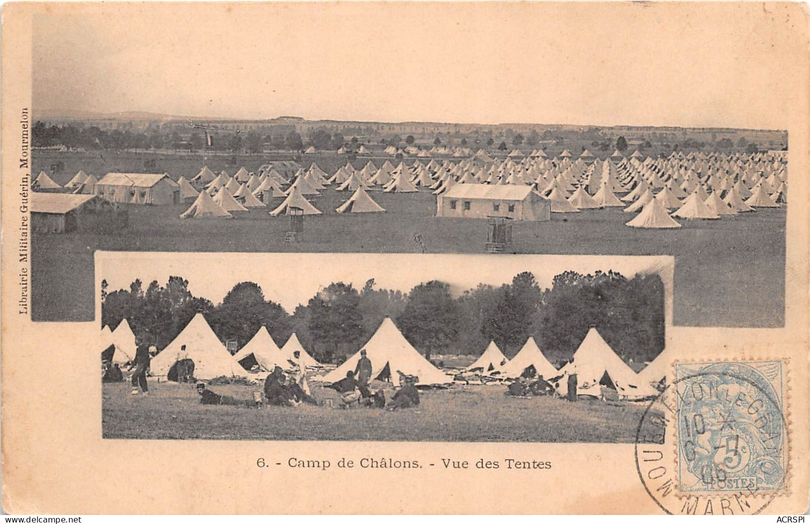 CAMP DE CHALONS Vue Des Tentes 11(scan Recto-verso) MA1419 - Châlons-sur-Marne