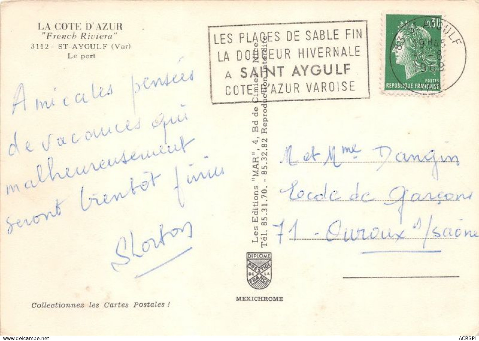 ST AYGULF Le Port 20(scan Recto-verso) MA1461 - Saint-Aygulf