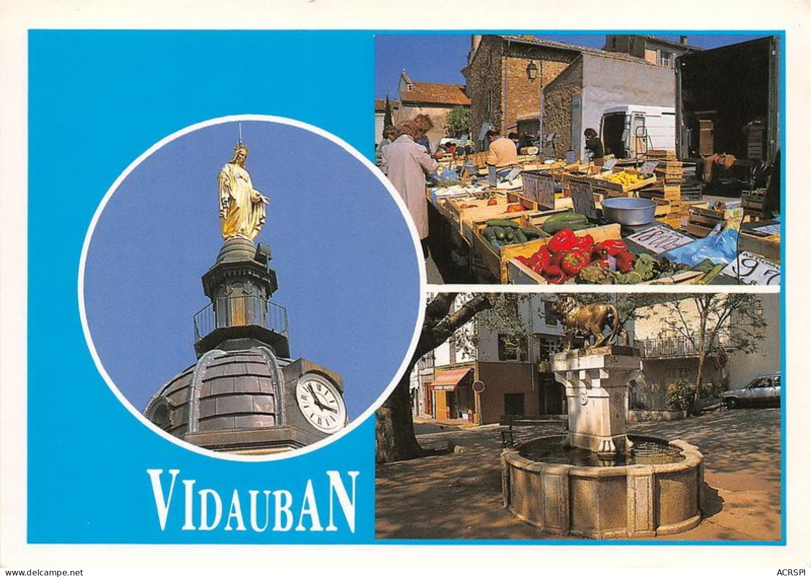 VIDAUBAN Differents Aspects Du Village 27(scan Recto-verso) MA1461 - Vidauban