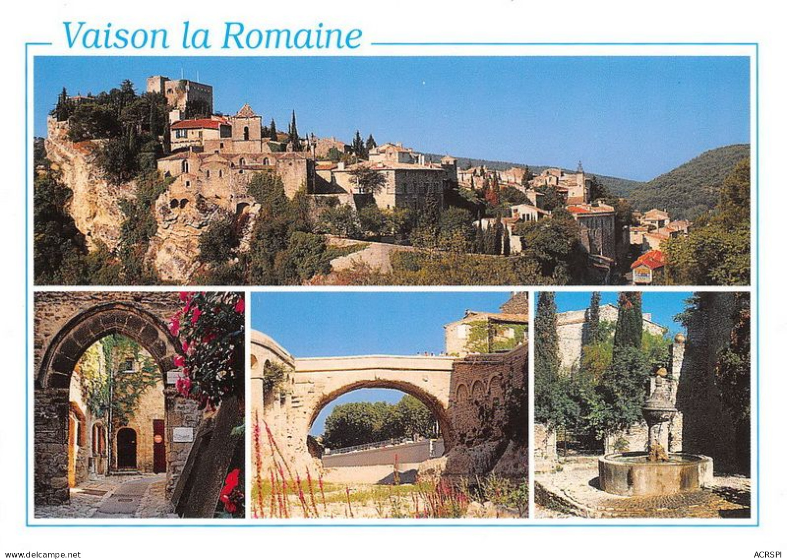 VAISON LA ROMAINE La Haute Ville Et Le Pont Romain Sur L Ouveze 29(scan Recto-verso) MA1452 - Vaison La Romaine