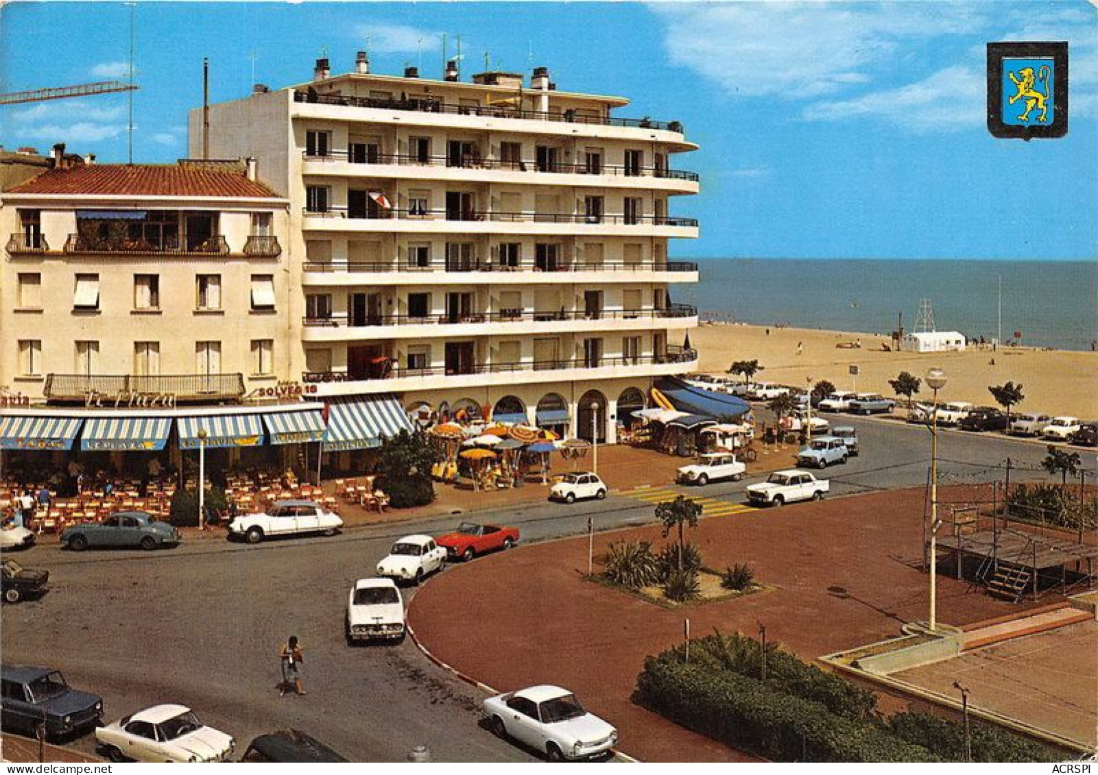 CANET PLAGE La Plage Radieuse Place Et Avenue Du Front De Mer 20(scan Recto-verso) MA1451 - Canet Plage