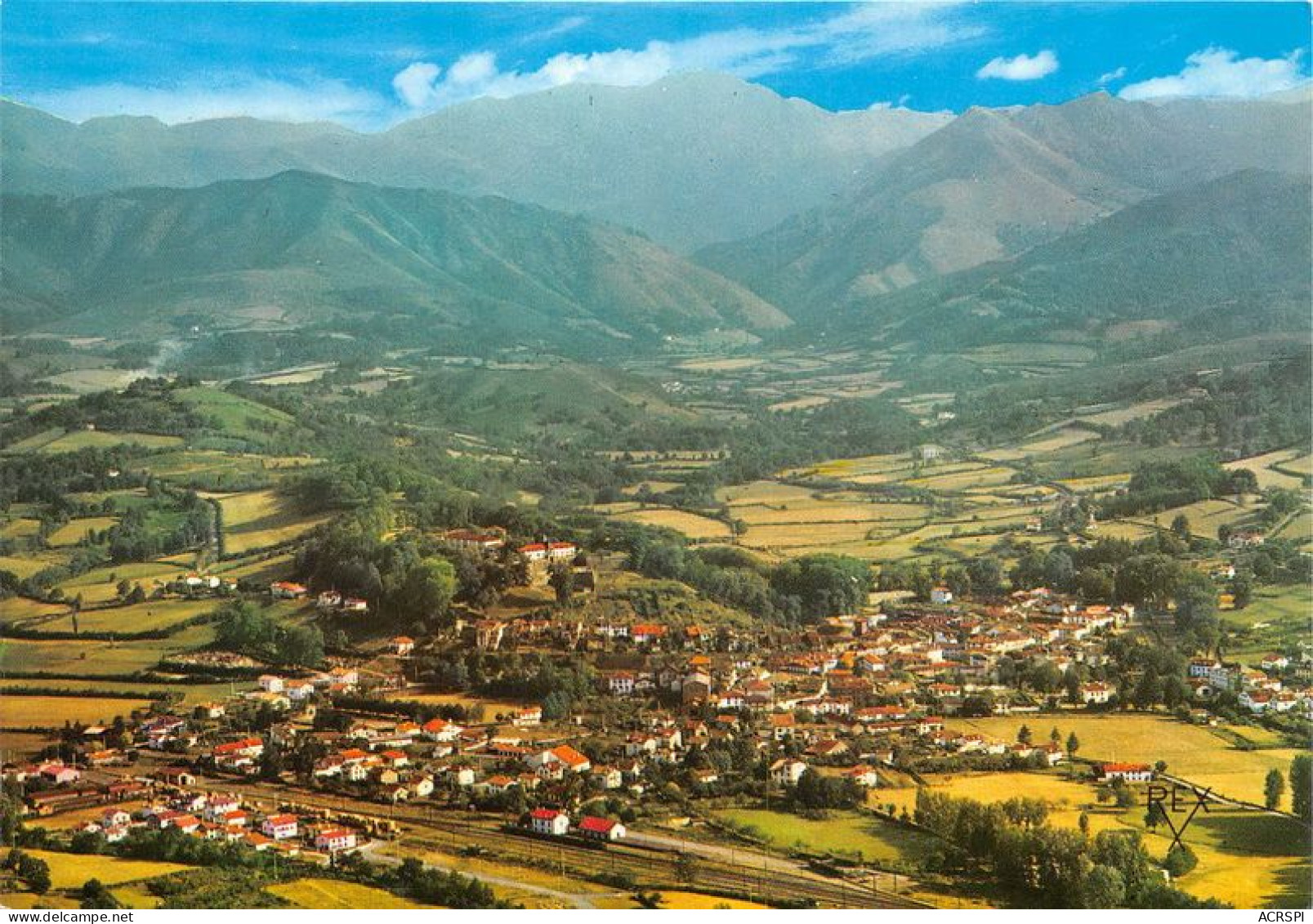 ST JEAN PIED DE PORT Vue Generale 23(scan Recto-verso) MA1450 - Saint Jean Pied De Port