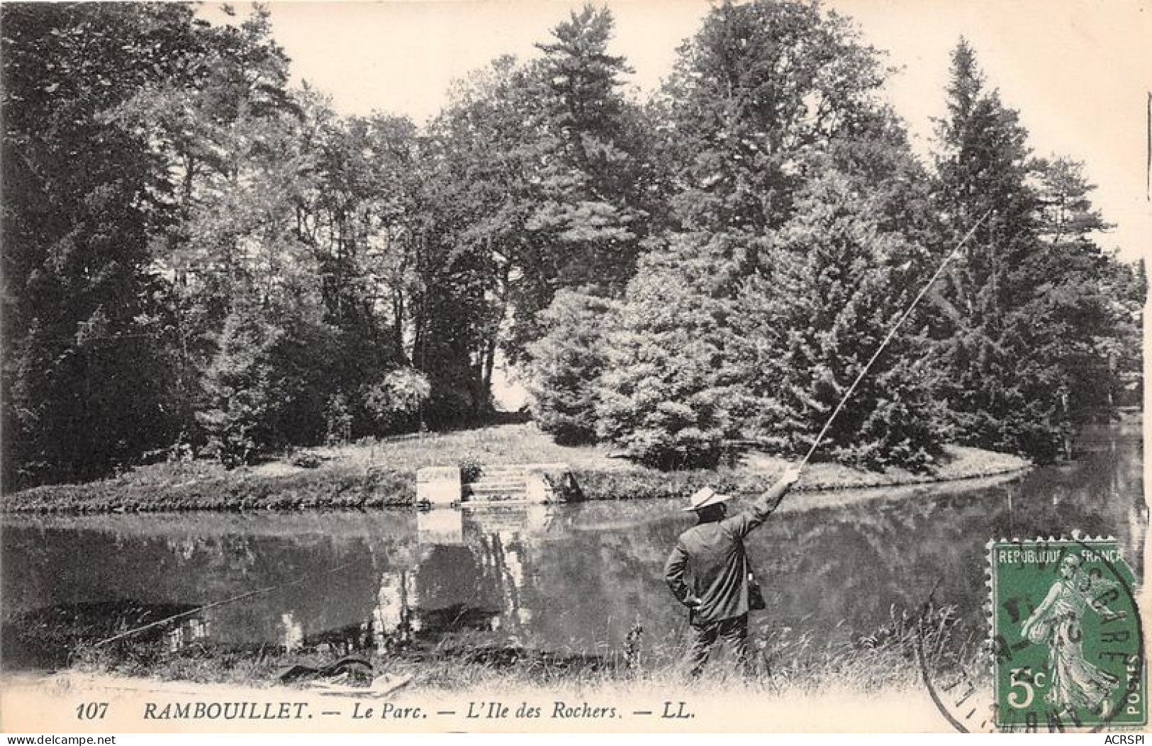 RAMBOUILLET Le Parc L Ile Des Rochers 20(scan Recto-verso) MA1443 - Rambouillet