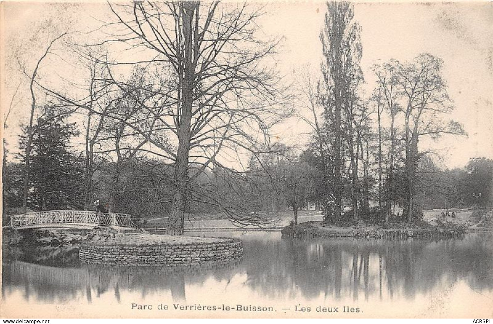 Parc De Verrieres Le Buisson Les Deux Lies 2(scan Recto-verso) MA1442 - Verrieres Le Buisson