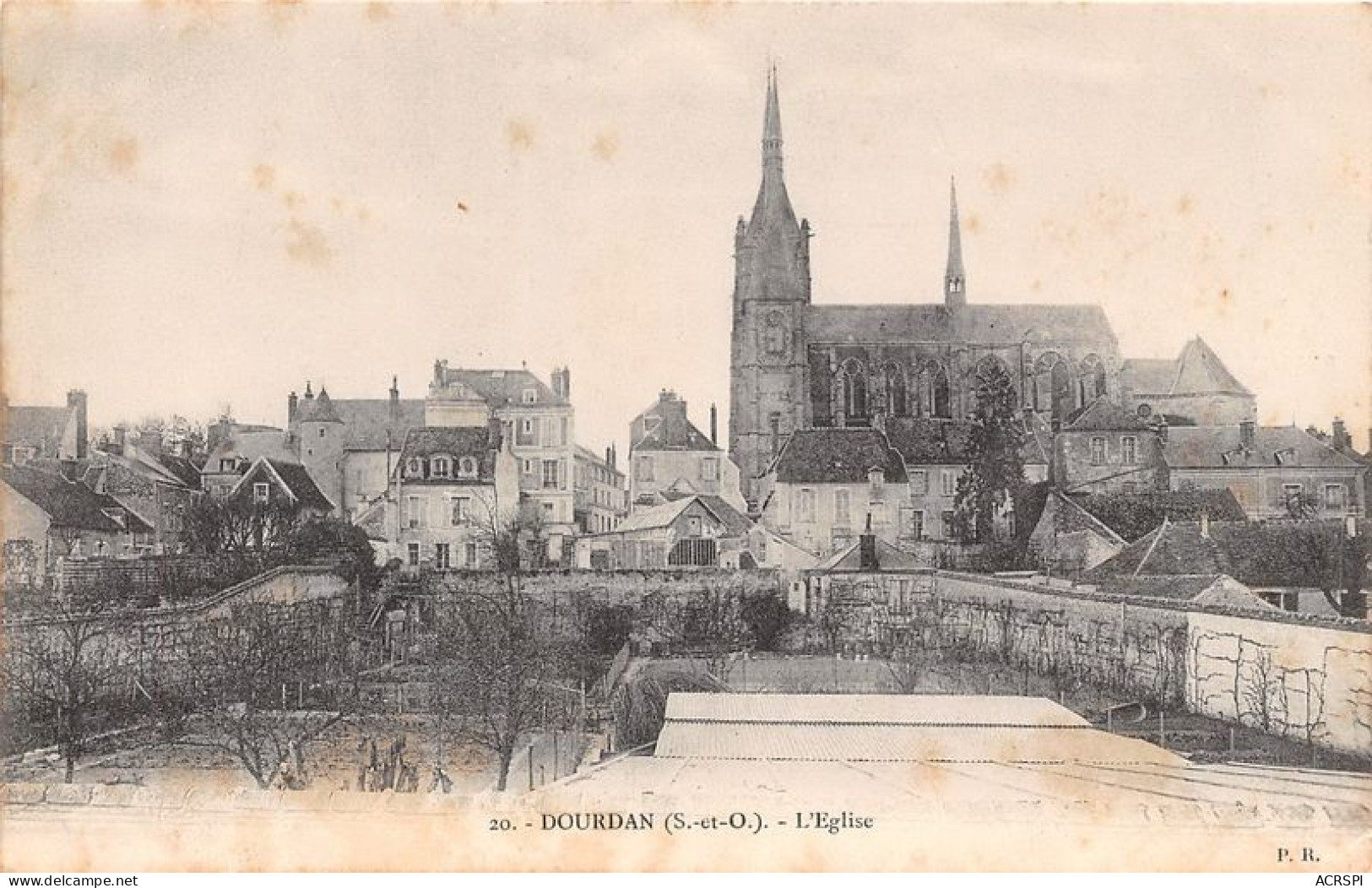 DOURDAN L Eglise 5(scan Recto-verso) MA1442 - Dourdan