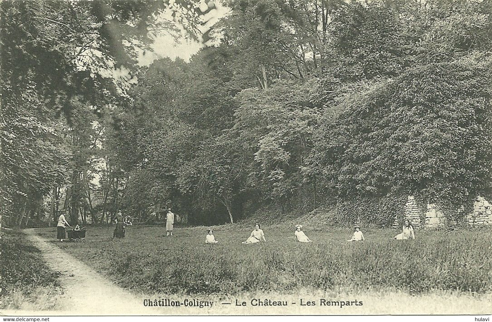 45  CHATILLON COLIGNY - LE CHATEAU - LES REMPARTS (ref 1788) - Chatillon Coligny