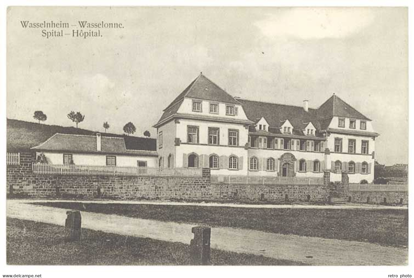 3 Cpa Alsace - Wasselnheim - Wasselonne Spital - Hôpital / Hauptstrasse / Brunngasse - Wasselonne