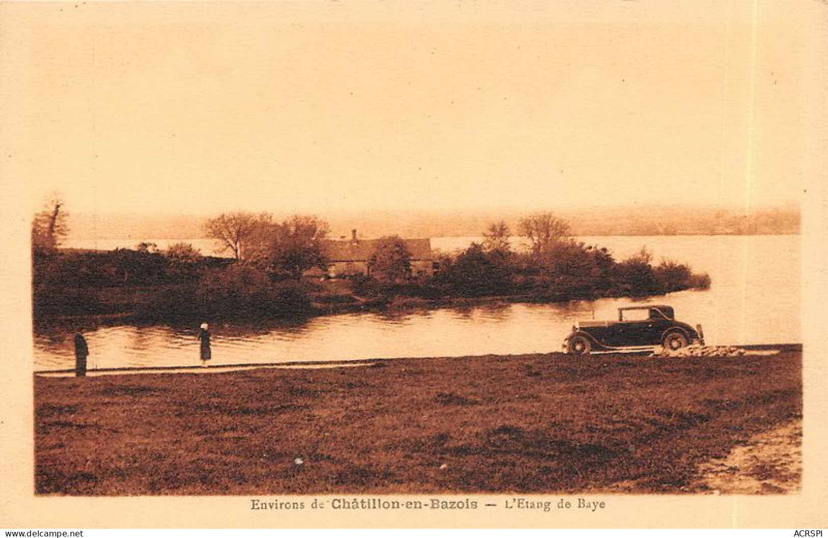 Environs De Chatillon En Bazois Etang De Baye 24(scan Recto-verso) MA1473 - Chatillon En Bazois