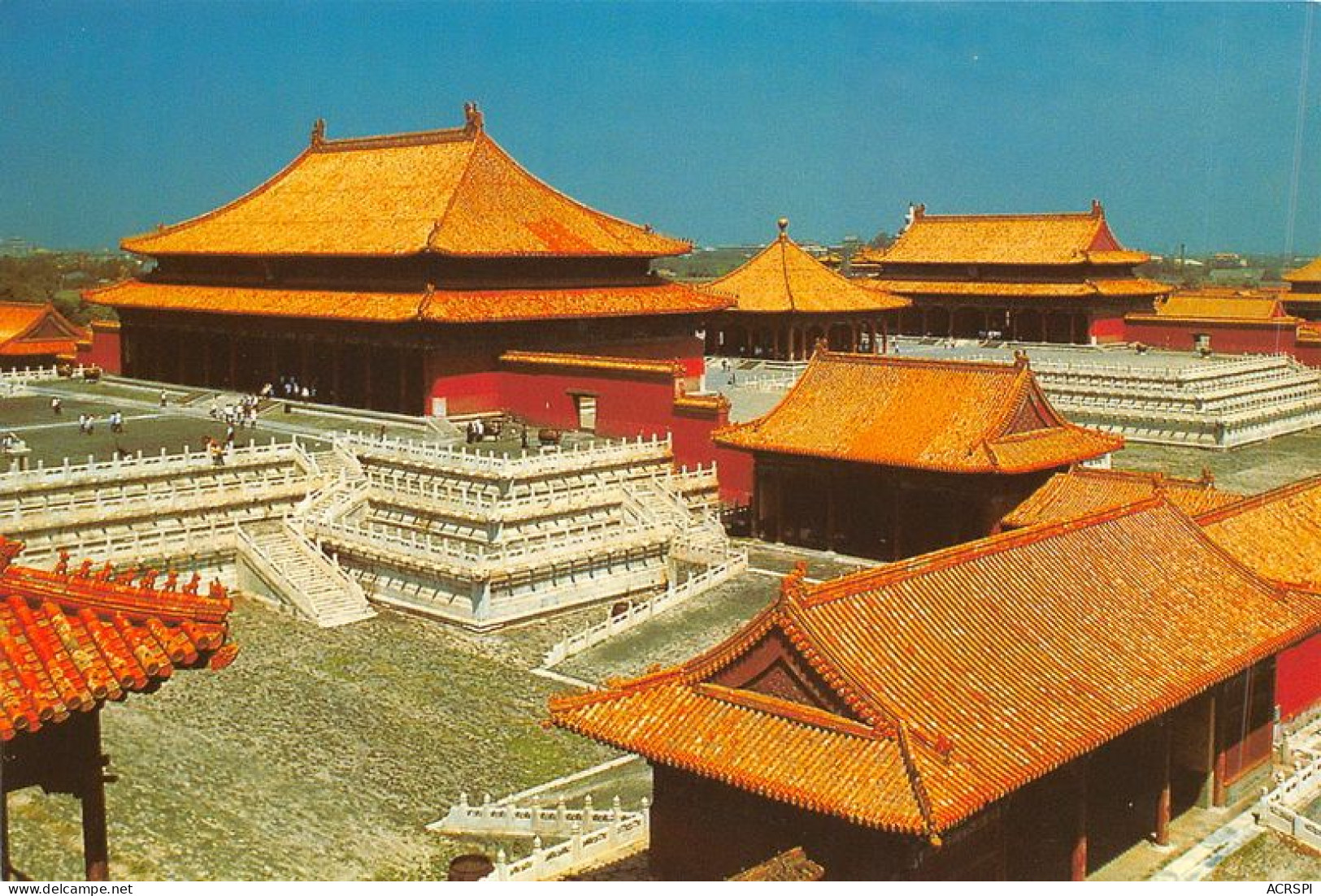 CHINE Les Trois Grandes Salles Du Palais Imperial 11(scan Recto-verso) MA1472 - Chine