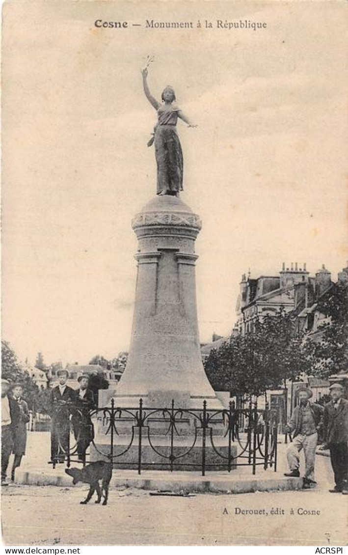 COSNE Monument A La Republique 24(scan Recto-verso) MA1471 - Cosne Cours Sur Loire