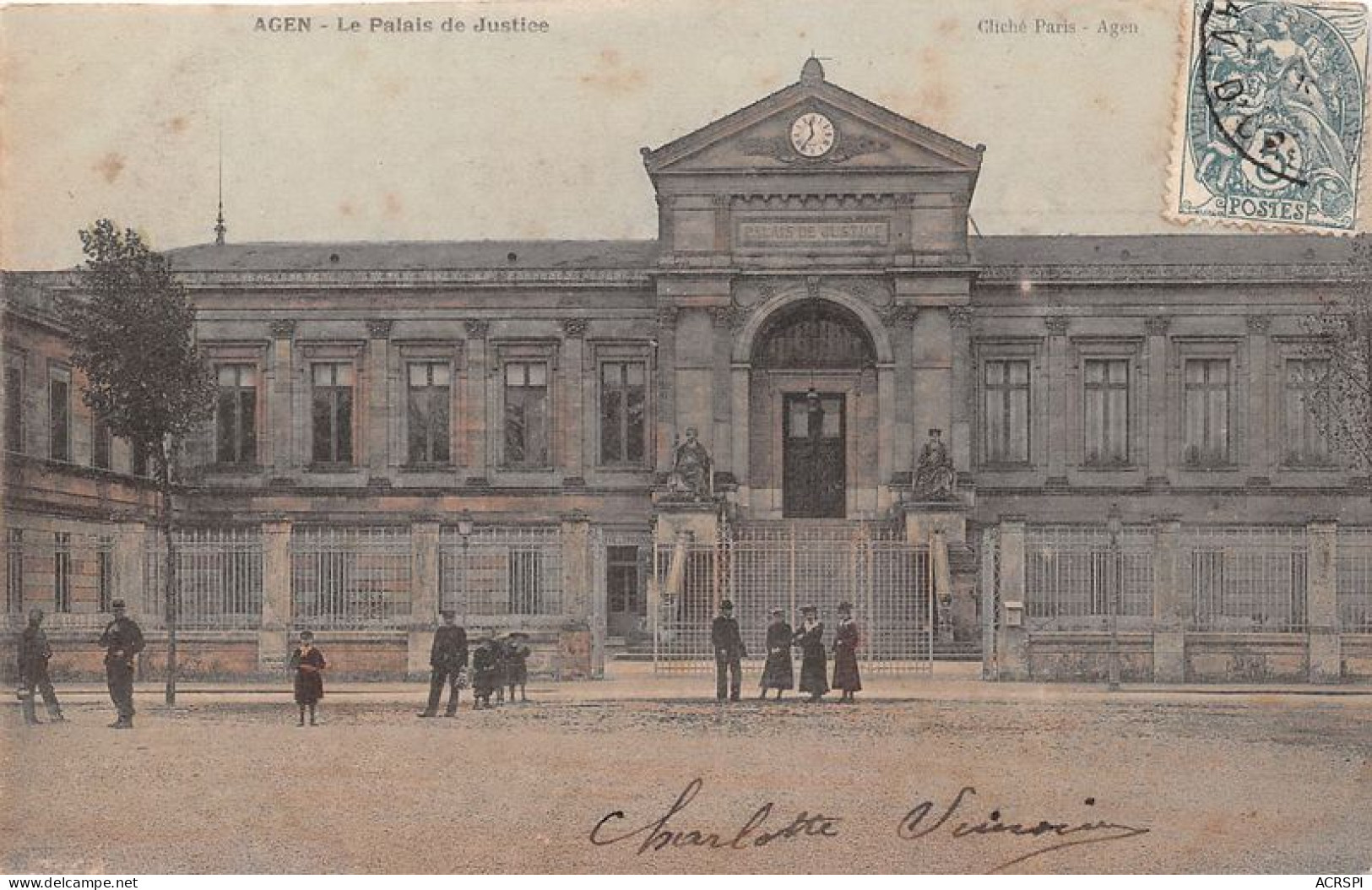 AGEN Le Palais De Justice 19(scan Recto-verso) MA1469 - Agen