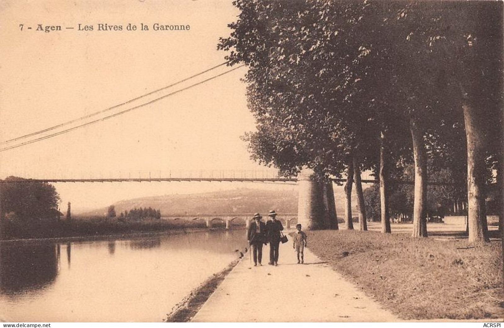 AGEN  Les Rives De La Garonne 21(scan Recto-verso) MA1469 - Agen