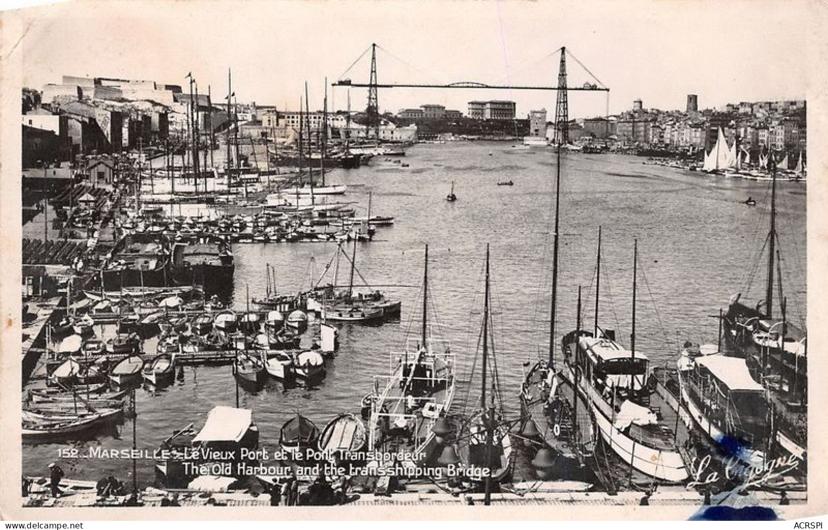 MARSEILLE Le Vieux Port Et Le Ponbt Transbordeur 1(scan Recto-verso) MA1466 - Vieux Port, Saint Victor, Le Panier