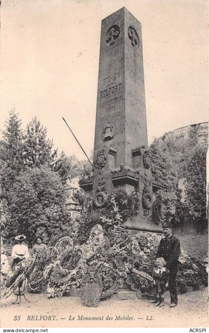 BELFORT Le Monument Des Mobiles 11(scan Recto-verso) MA1466 - Belfort - Ville