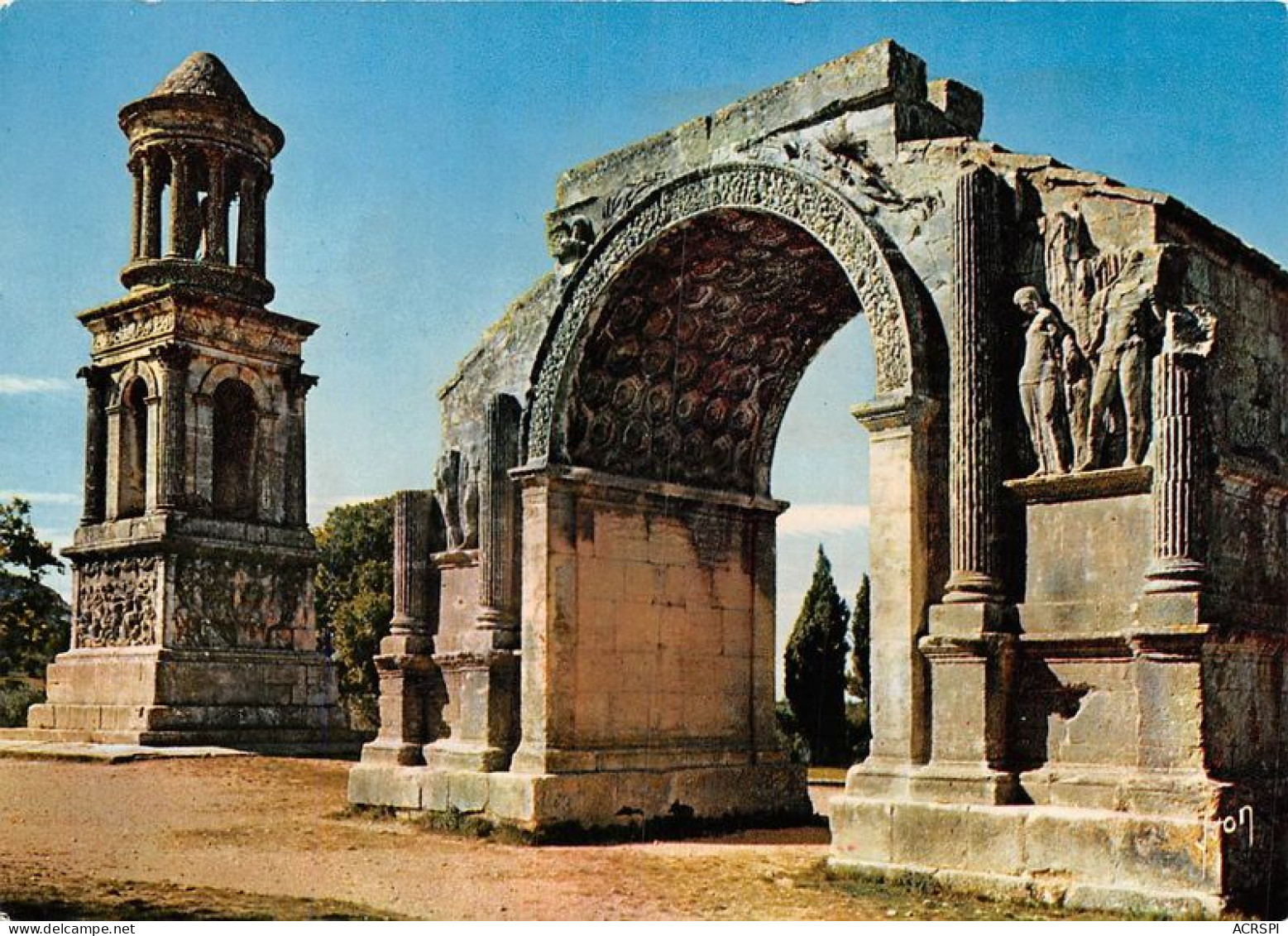 SAINT REMY Plateau Des Antiques Arc De Triomphe 14(scan Recto-verso) MA1466 - Saint-Remy-de-Provence