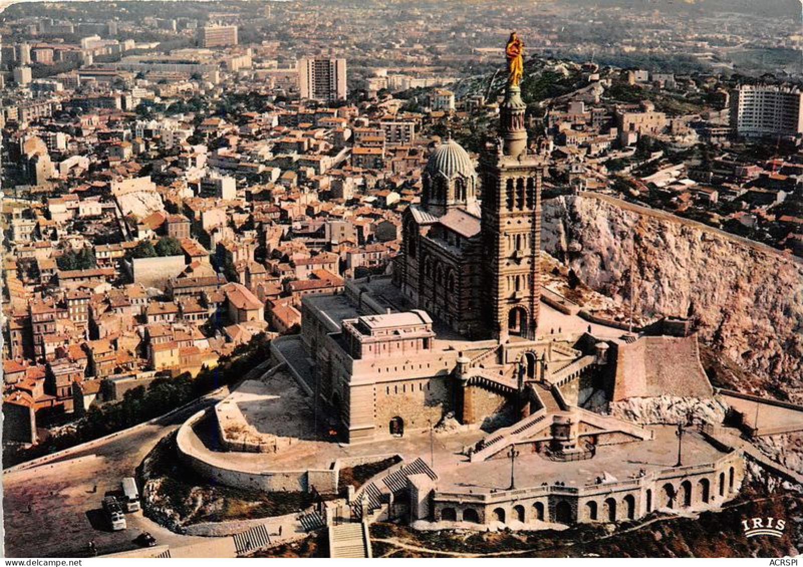 MARSEILLE Vue Aerienne De Notre Dame De La Garde 18(scan Recto-verso) MA1466 - Notre-Dame De La Garde, Ascenseur