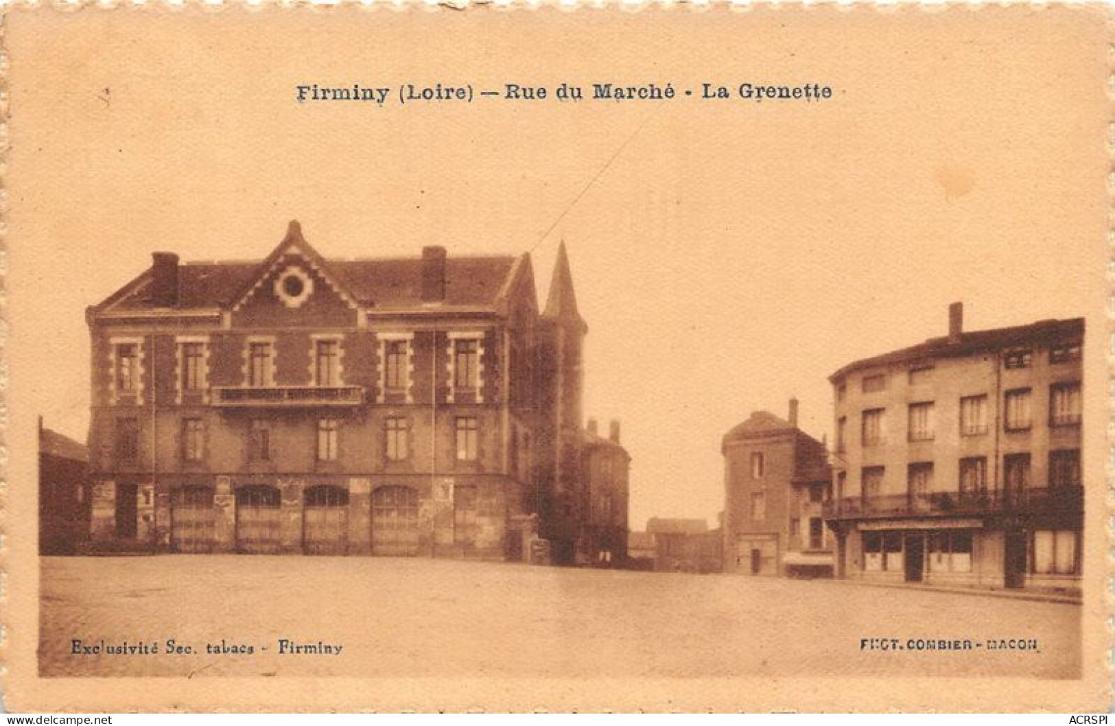 FIRMINY Rue Du Marche La Grenette 19(scan Recto-verso) MA1464 - Firminy