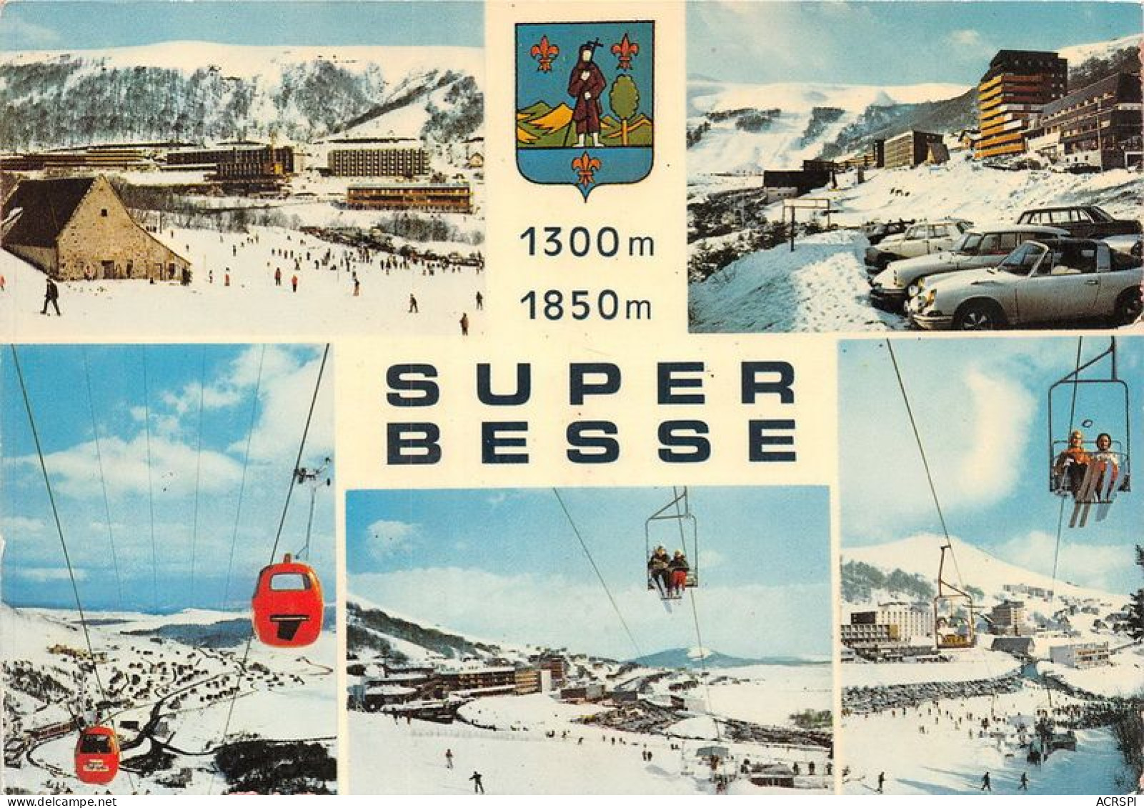 SUPER BESSE Sports D Hiver En Auvergne 21(scan Recto-verso) MA1495 - Besse Et Saint Anastaise