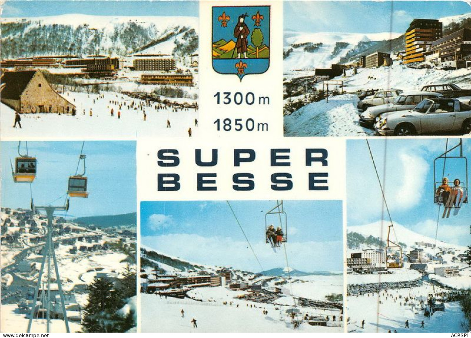 SUPER BESSE Sports D Hiver En Auvergne 23(scan Recto-verso) MA1495 - Besse Et Saint Anastaise