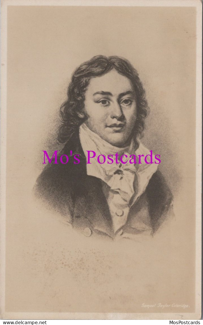 Literature Postcard - Poet Samuel Taylor Coleridge  DZ94 - Writers