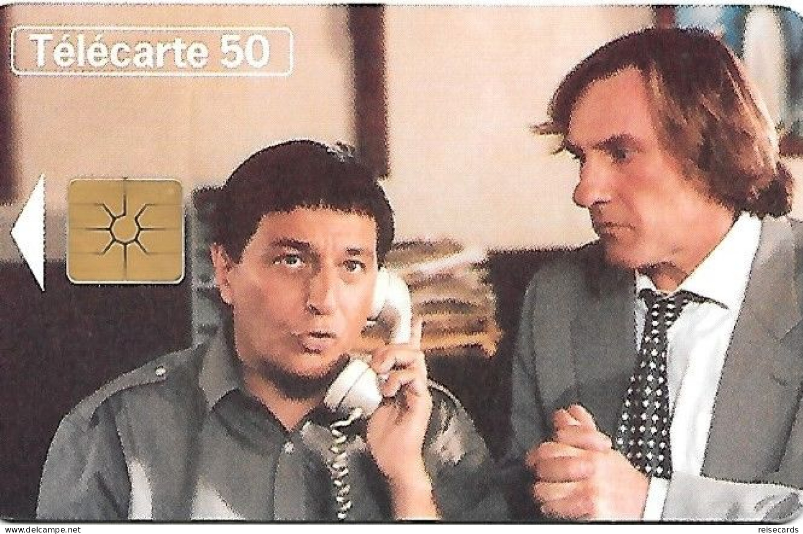 France: France Telecom 10/95 F595A Téléphone Et Cinema. Gérard Depardieu - 1995