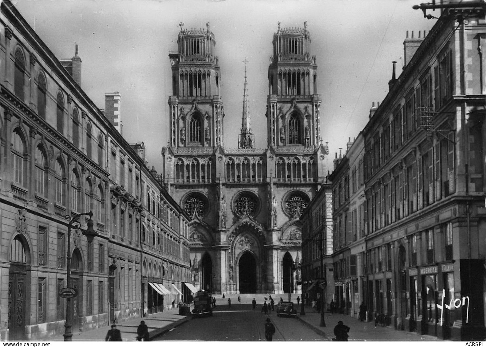 ORLEANS  RUE JEANNE D' ARC  Et Cathédrale Sainte Croix   27 (scan Recto Verso)MA1490TER - Orleans