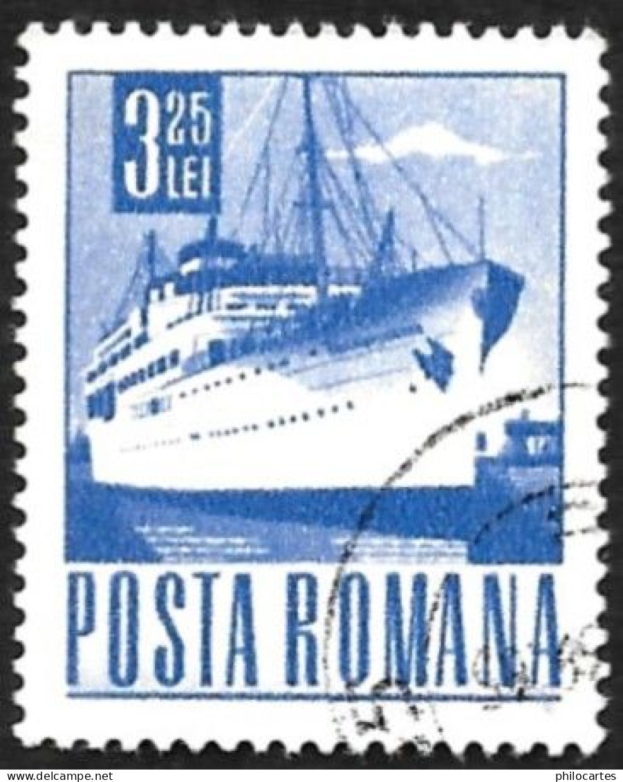 ROUMANIE 1967 -  Y&T 2367  - Navire   - Oblitéré - Used Stamps