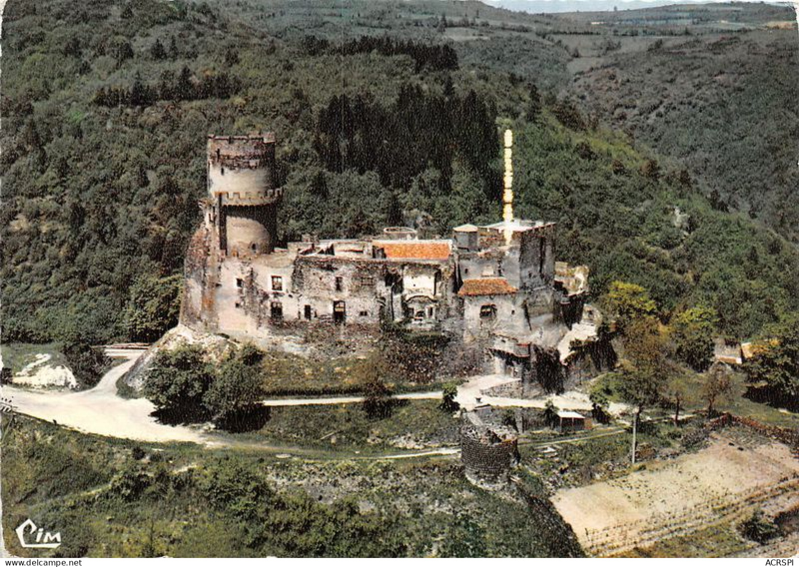 VOLVIC Vue Aerienne Le Chateau De Tournoel 11(scan Recto-verso) MA1483 - Volvic