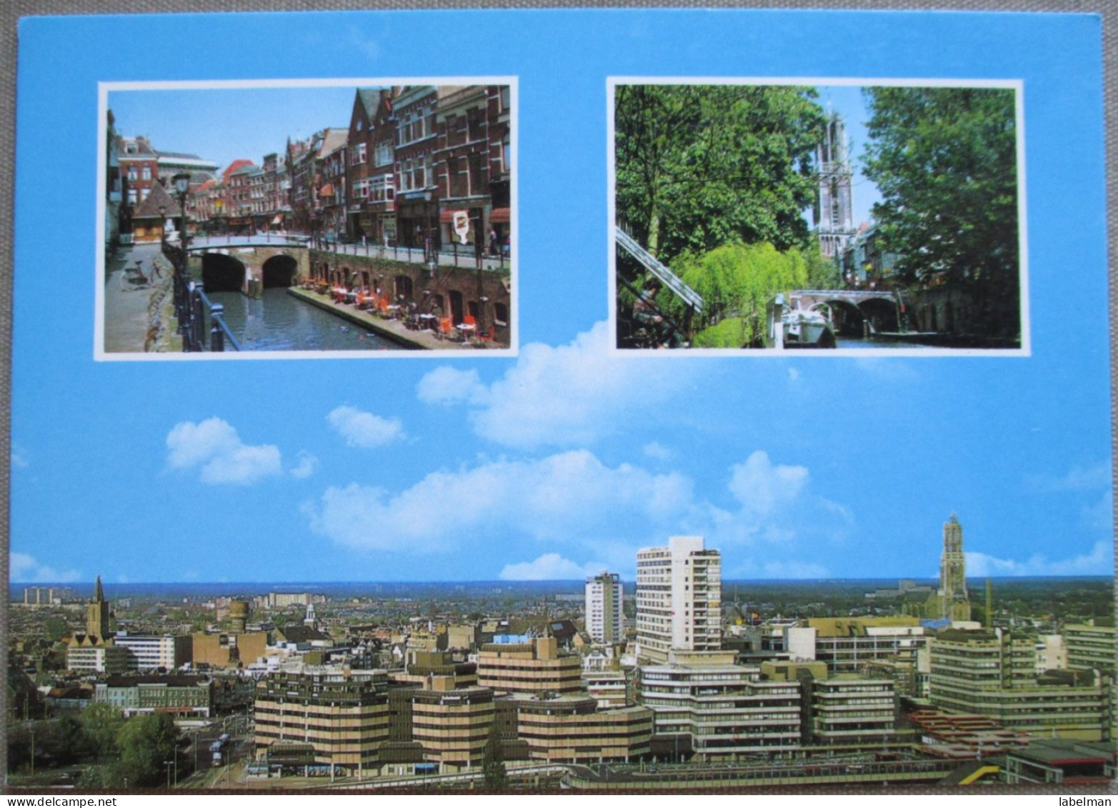 HOLLAND NETHERLAND UTRECHT CITY CENTER MULTI VIEW POSTCARD CARTOLINA ANSICHTSKARTE CARTE POSTALE POSTKARTE CARD KARTE - Utrecht