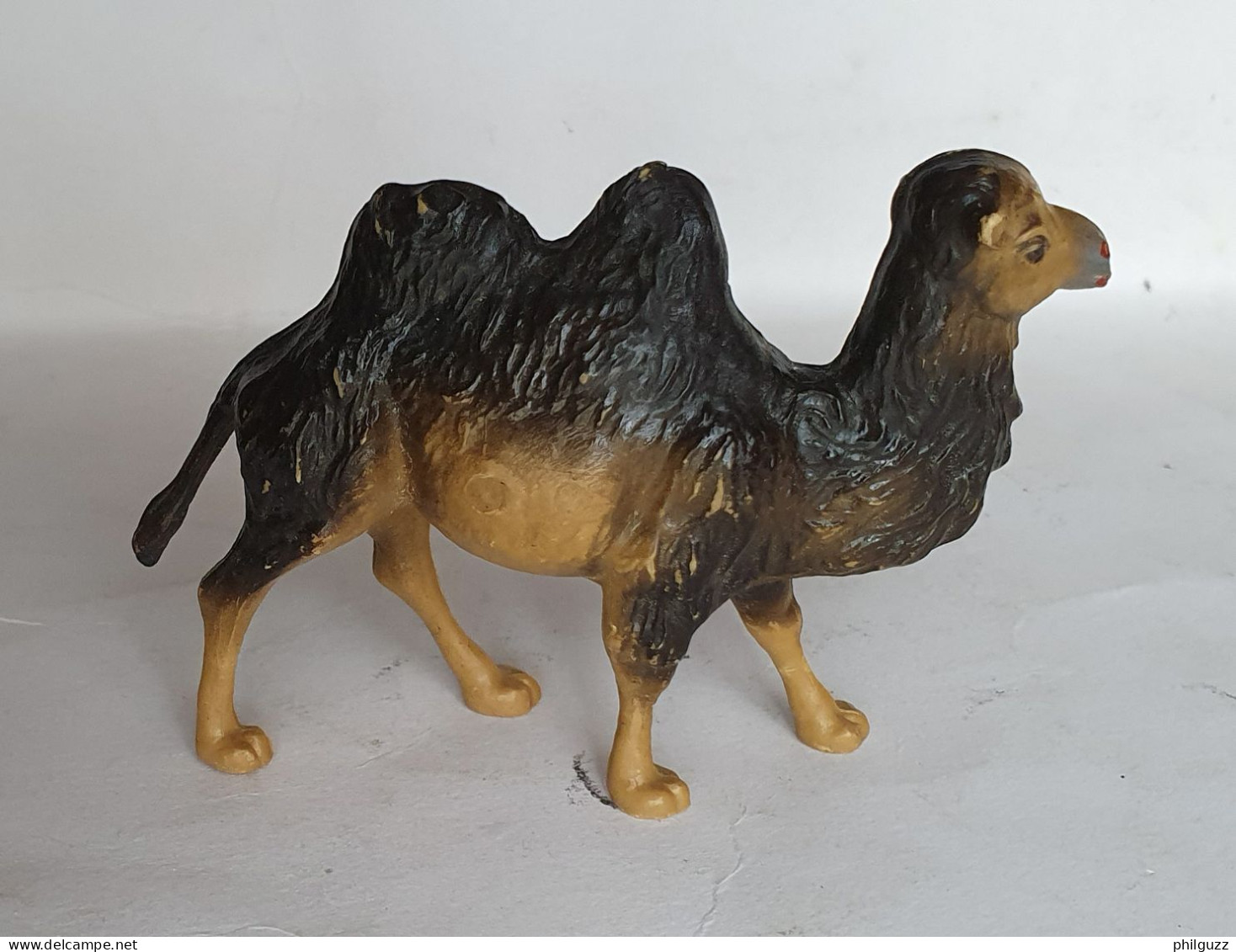 Figurine STARLUX - ANIMAUX - CHAMEAU 1712 ZOO 1967 Pas Clairet Elastolin Ougen Jim Cyrnos - Other & Unclassified