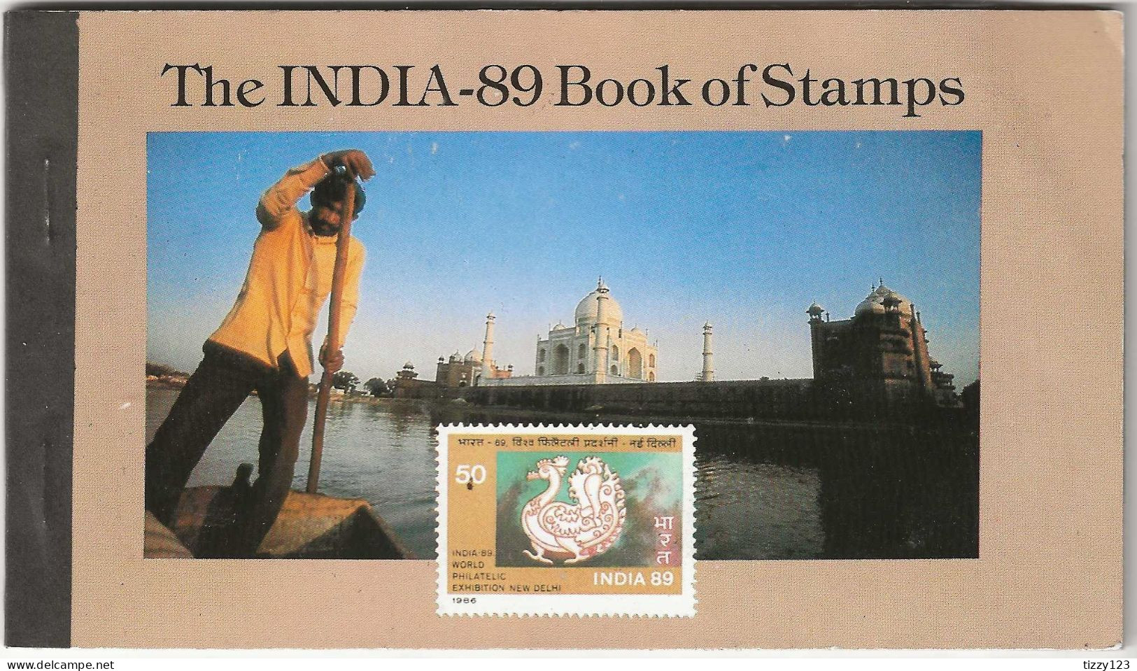 INDIA :  THE INDIA 89 BOOK OF 72 STAMPS ISSUED FOR INDIA 89 WORLD PHILATELIC EXHIBITION ( RARE BOOKLET ) - Otros & Sin Clasificación