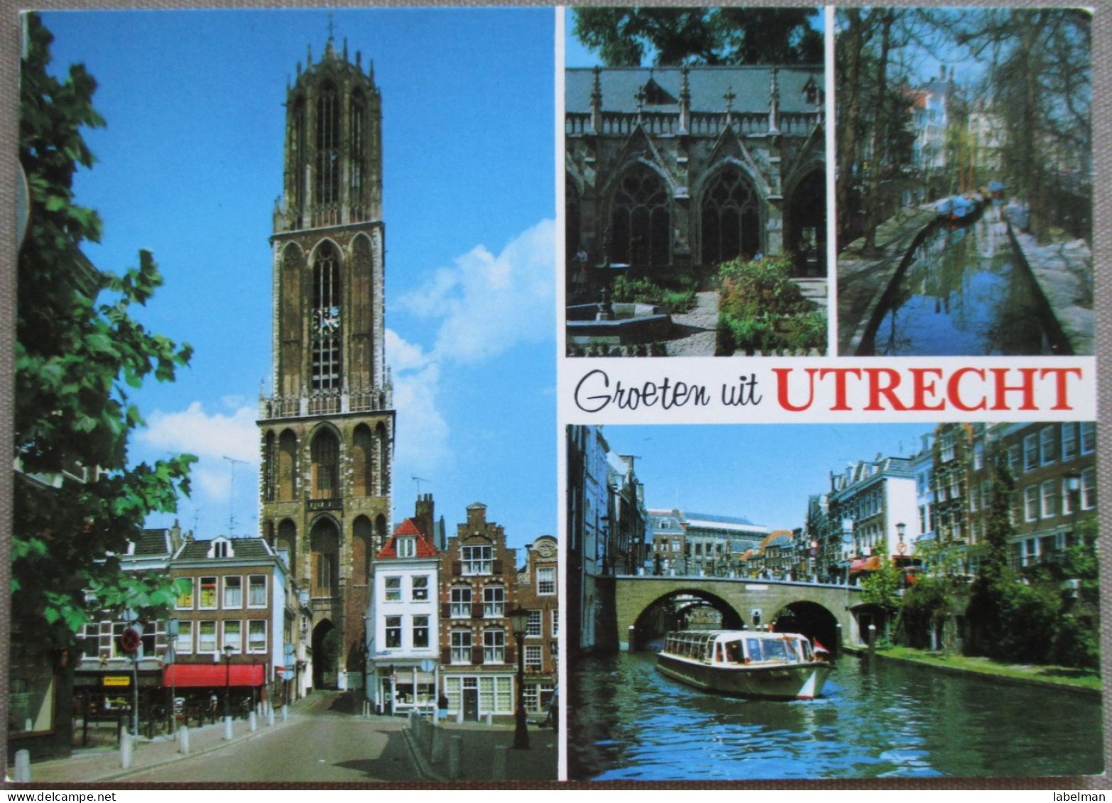 HOLLAND NETHERLAND UTRECHT CITY CENTER MULTI VIEW POSTCARD CARTOLINA ANSICHTSKARTE CARTE POSTALE POSTKARTE CARD KARTE - Utrecht