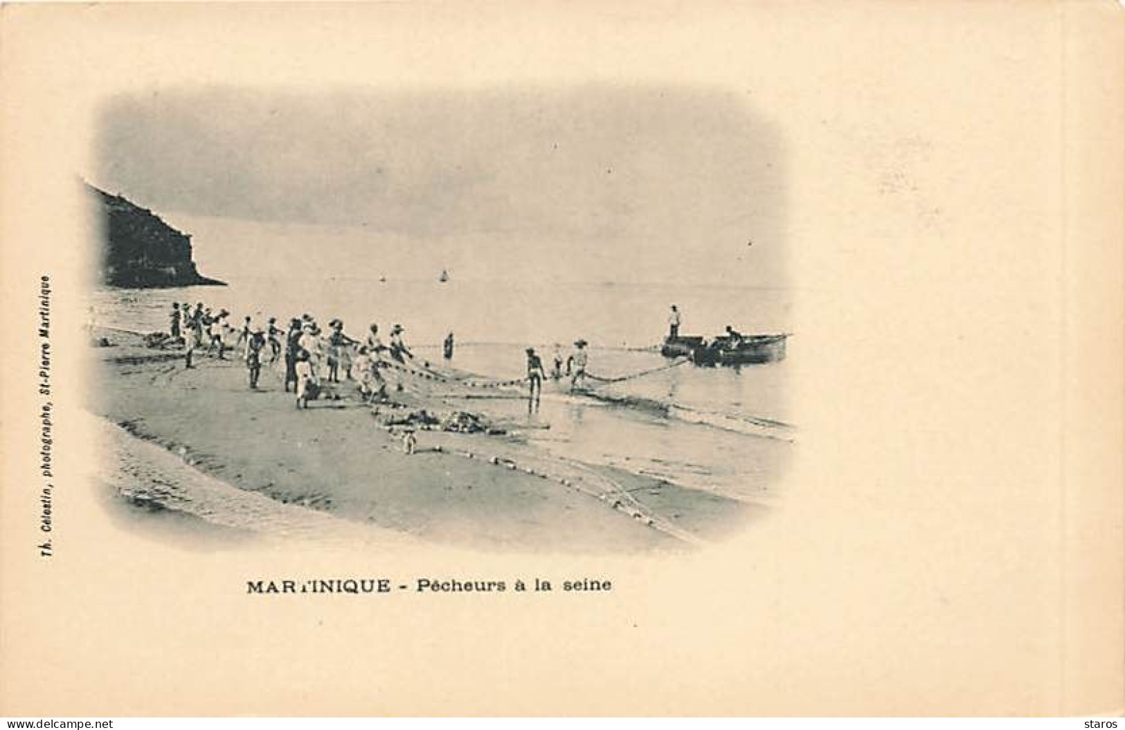 Martinique - Pêcheurs à La Seine - Th. Célestin Photographe - La Trinite