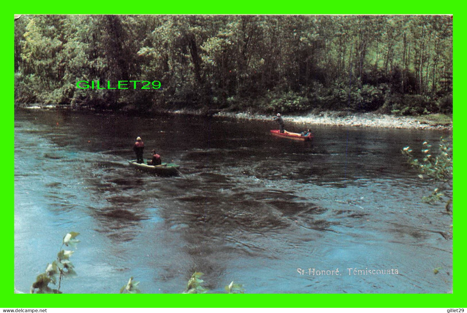 ST-HONORÉ, QUÉBEC - PÊCHE AU QUÉBEC DANS LE CTÉ DE TÉMISCOUATA - CIRCULÉE EN 1986 - SOCIÉTÉ KENT INC - - Altri & Non Classificati