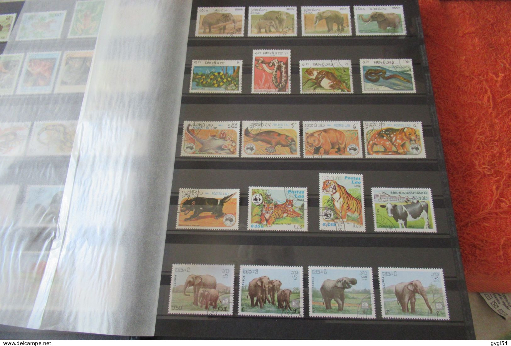 thème FAUNE TIMBRES 1ER CHOIX  DANS CE CLASSEUR