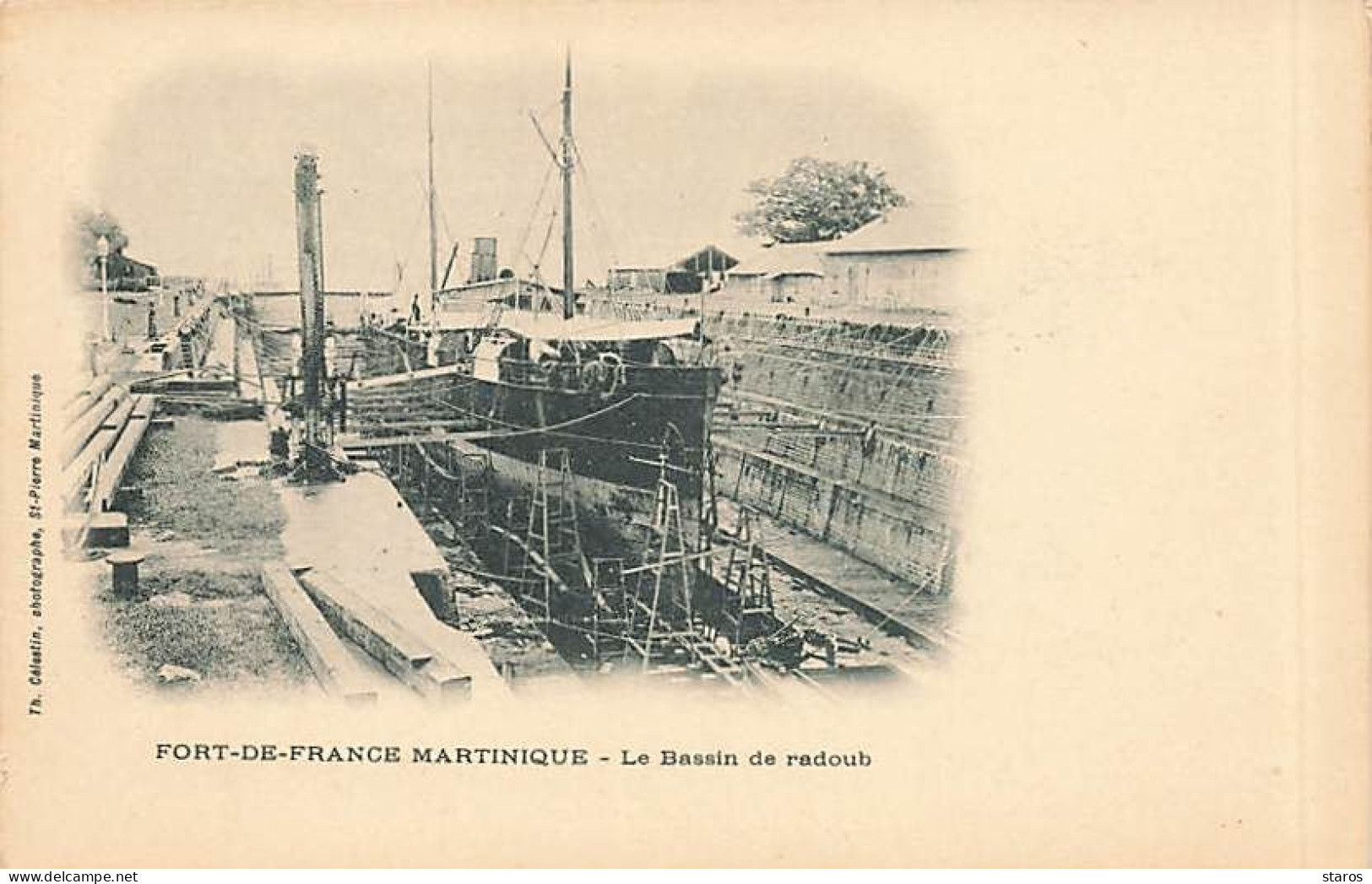 Martinique - FORT DE FRANCE - Le Bassin Du Radoub - Th. Célestin Photographe - Fort De France