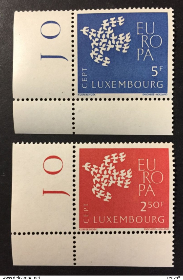 1961 Luxembourg - Europa CEPT - Unused - Unused Stamps
