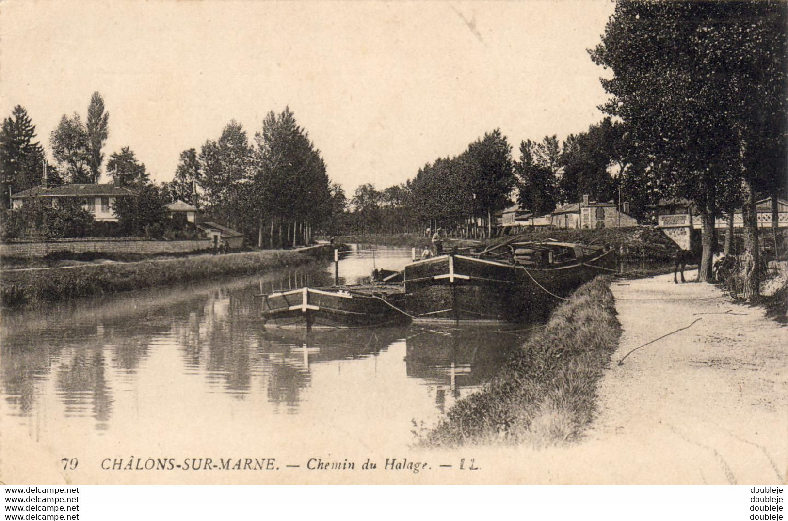 D51 CHALONS SUR MARNE Chemin Du Halage - Châlons-sur-Marne