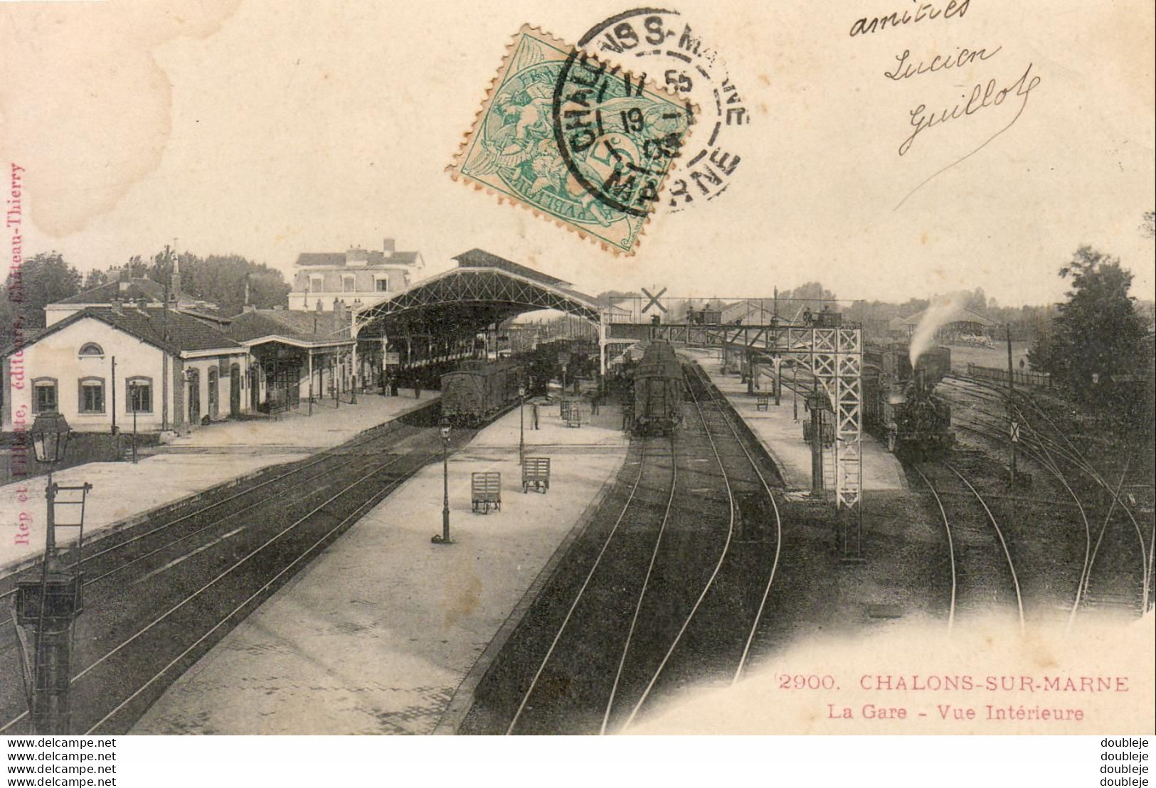 D51 CHALONS SUR MARNE La Gare Vue Intérieure - Châlons-sur-Marne