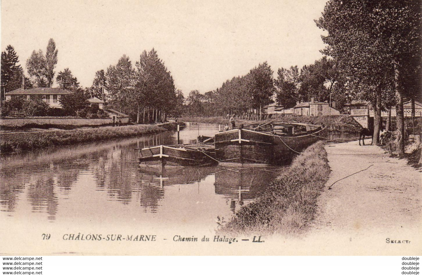 D51 CHALONS SUR MARNE Chemin Du Halage - Châlons-sur-Marne