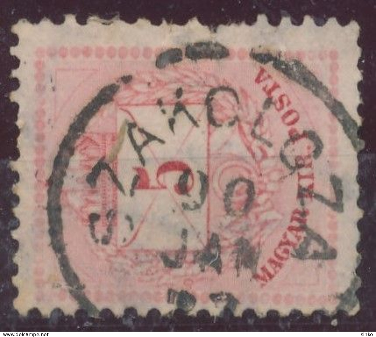 1881. Colour Number Krajcar 5kr Stamp, SZAKOLCZA - ...-1867 Prephilately