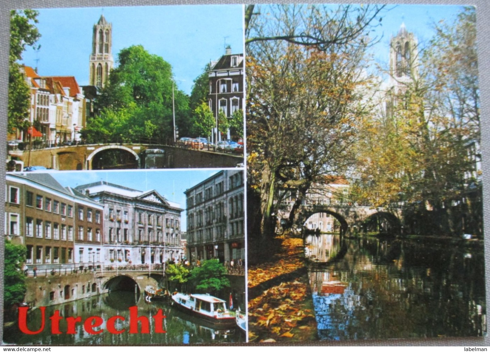 HOLLAND NETHERLAND UTRECHT CITY CENTER MULTI VIEW POSTCARD CARTOLINA ANSICHTSKARTE CARTE POSTALE POSTKARTE CARD KARTE - Utrecht