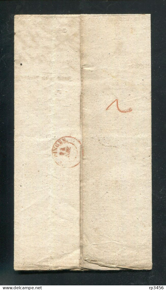 "WUERTTEMBERG" 1849, Int. Doppelt Verwendeter Vorphilabrief Mit K2 "FUERFELD" Und Rotem Badischem K2 "EPPINGEN" (R1146) - Covers & Documents