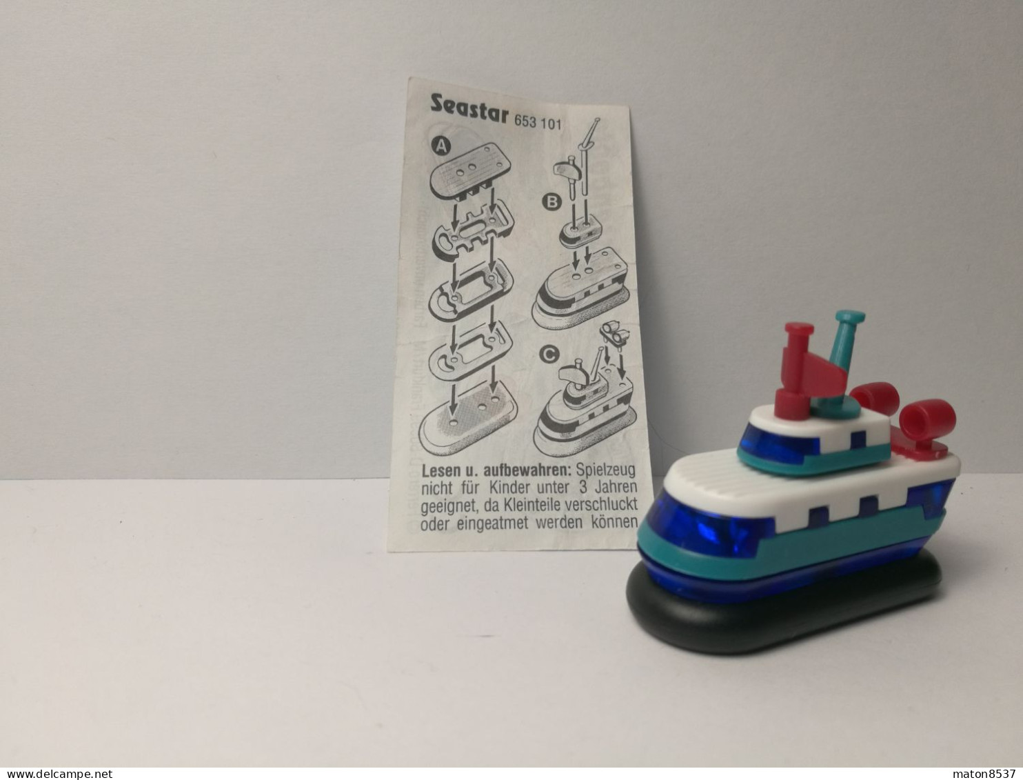 Kinder : 653101  Luftkissenboote 1994 - Seastar 2.1 + BPZ - Steckfiguren