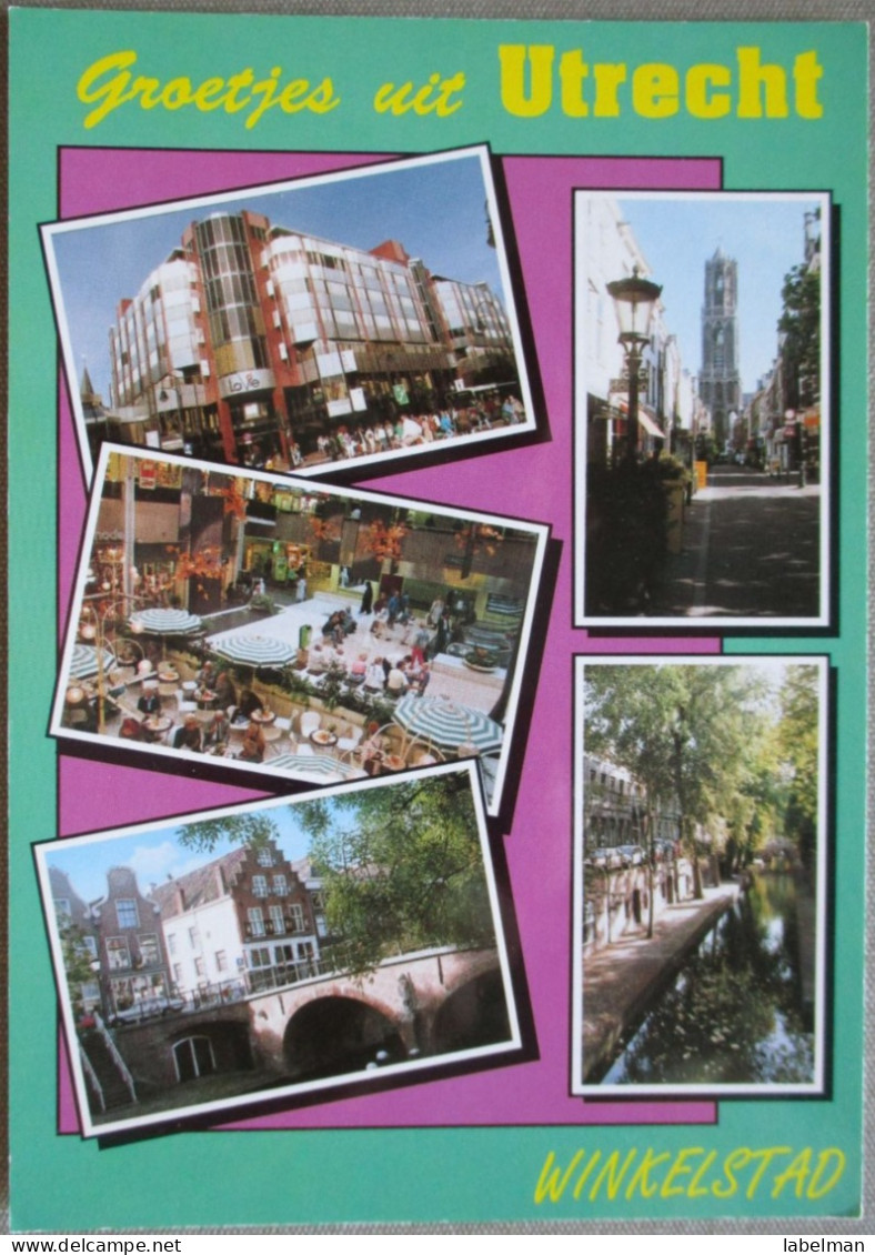 HOLLAND NETHERLAND UTRECHT CITY CENTER MULTI VIEW POSTCARD CARTOLINA ANSICHTSKARTE CARTE POSTALE POSTKARTE CARD KARTE - Utrecht