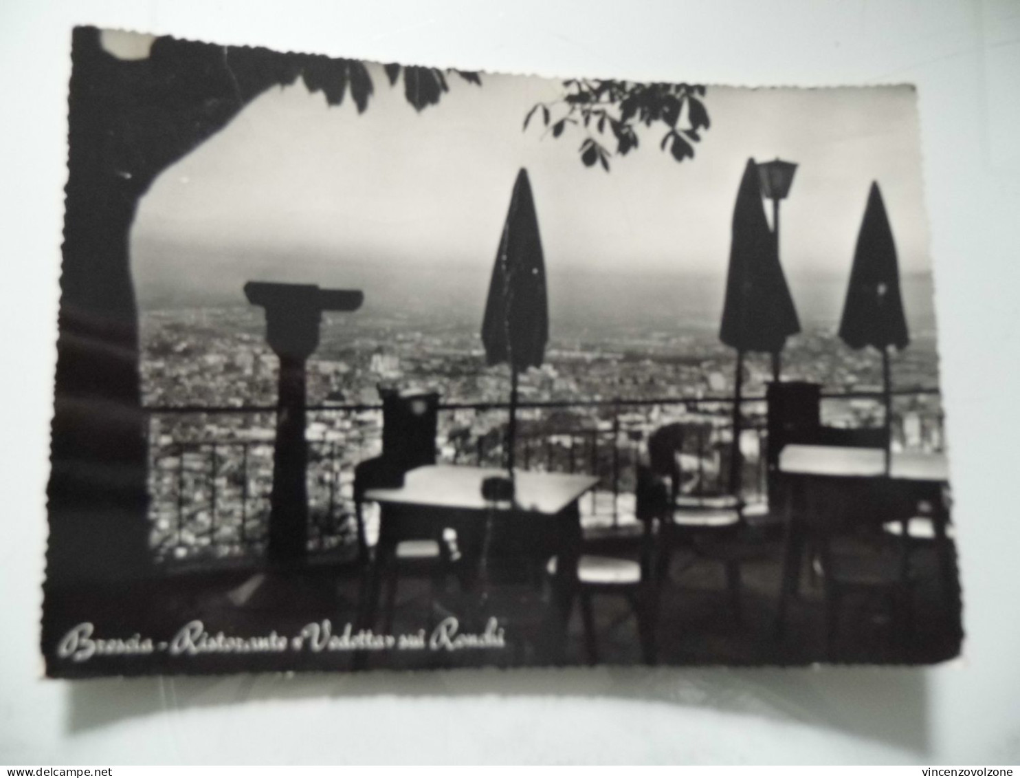 Cartolina Viaggiata "BRESCIA Ristorante Vedetta Sui Ronchi" 1963 - Hoteles & Restaurantes