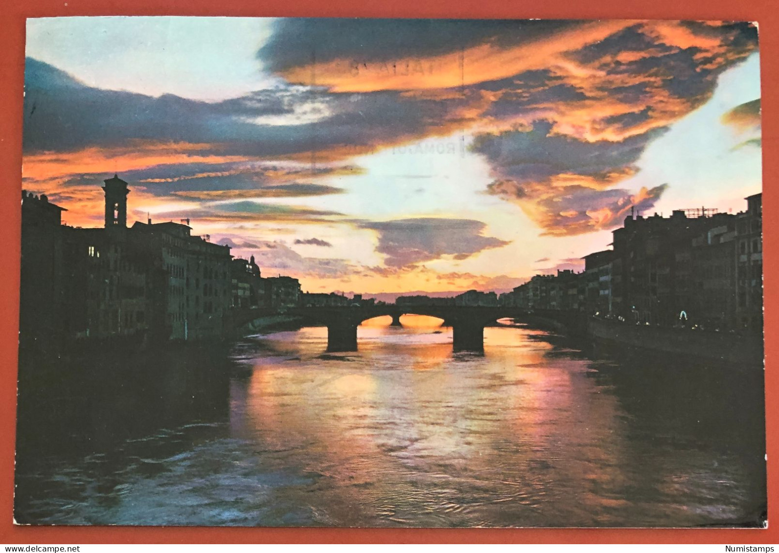 FIRENZE - Sonnenuntergang Am Arno - 1985 (c665) - Firenze