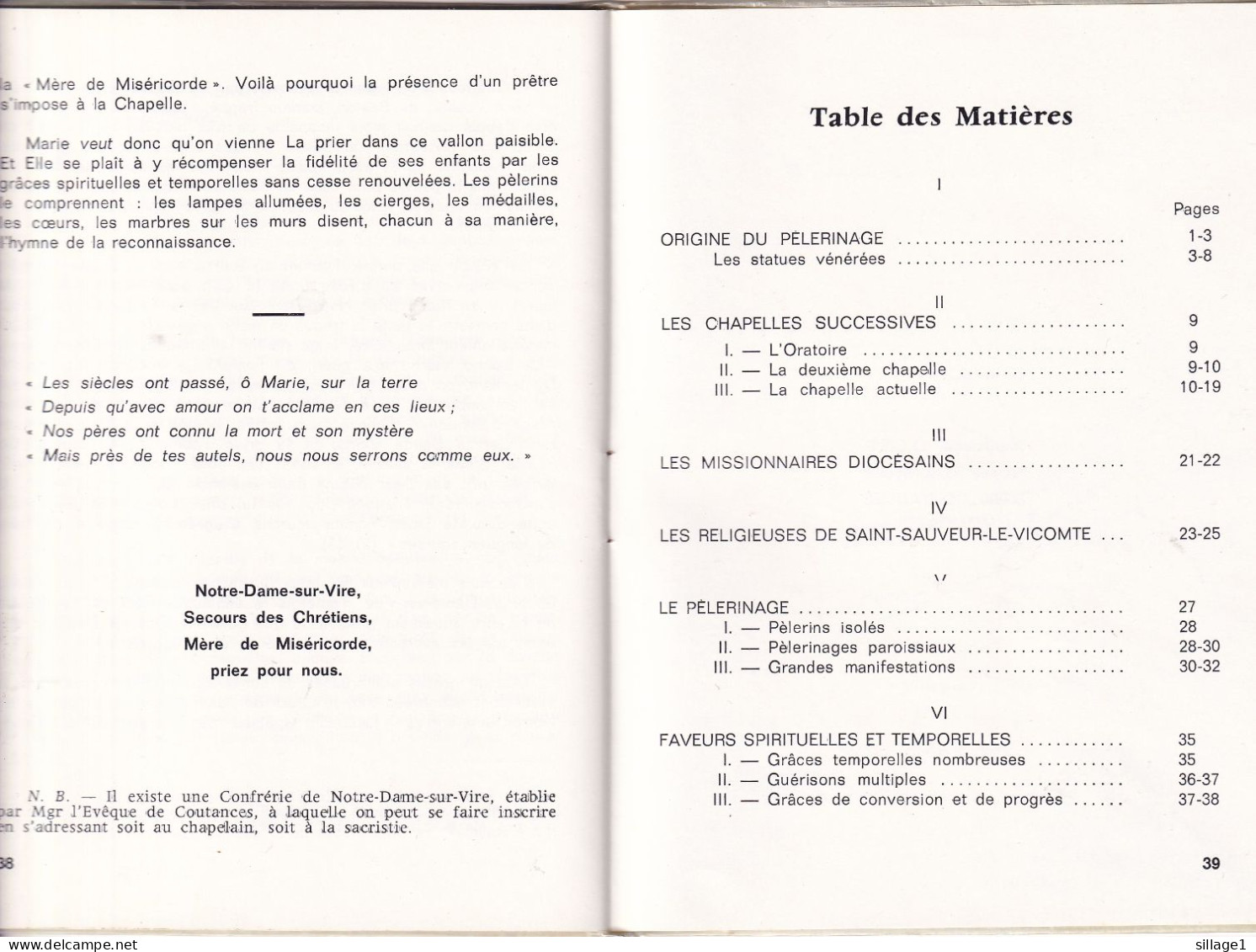 La Chapelle-sur-Vire Le Pélerinage Et Son Histoire - Troisgots (50)  HASTINGS 1066 TRESGOTZ 1197 HAMBYE 1145 - Normandië